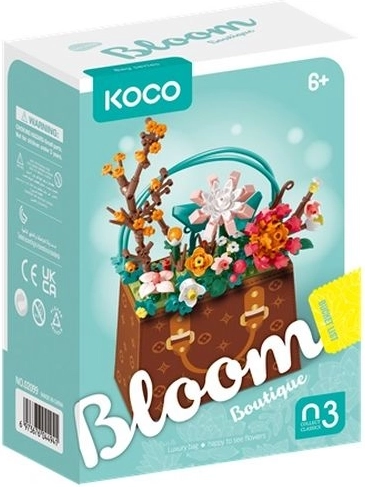 KOCO építőkészlet virágok táskában – őszi - 1 darab