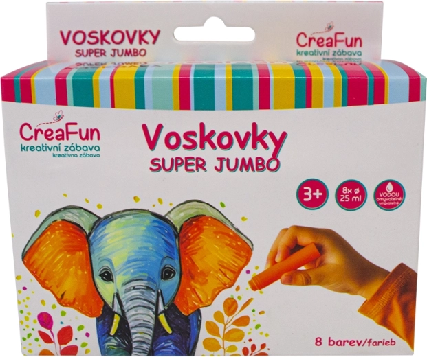Super Jumbo zsírkréta 8 szín SPARKYS