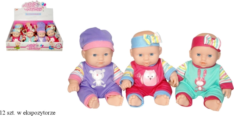 Beszélő és éneklő Dorotka baba (lengyelül), 19 cm