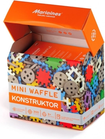Kreatív Építőkészlet Mini Waffle 300 Darab