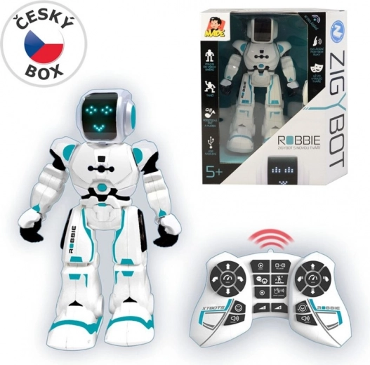 MaDe Robbie Zigybot robot barát IR távirányítással