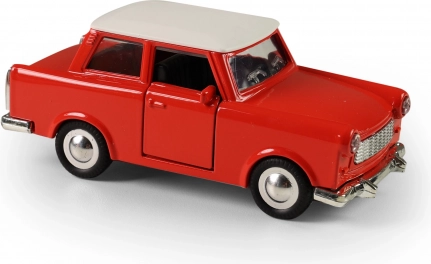 fém retro Trabant autómodell 1:32 lendkerekes