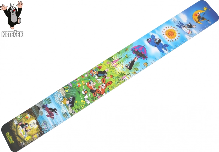 Fali mérő Krtek 90 cm papír/karton