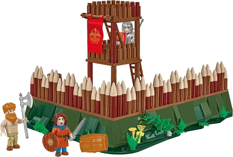 Részletgazdag őrtorony paliszáddal