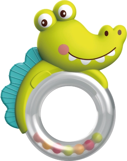Krokodil csörgő és rágóka