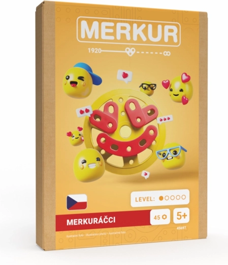Merkur Mini Merkurácskák – építőkészlet, 45 darab