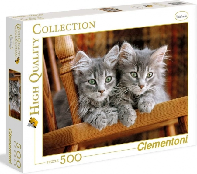 500 darabos puzzle - Kiscicák