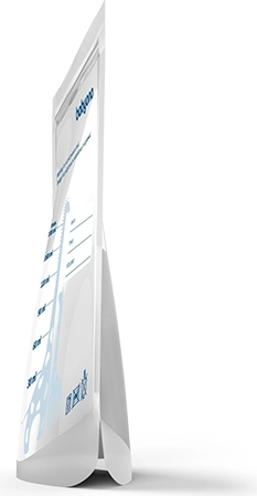 Önállóan megálló kivitel a könnyű töltéshez