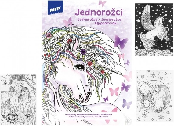 Antistressz kifestők - Egyszarvúak