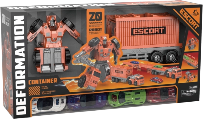 Transzformátor teherautó tartálykocsi – robot