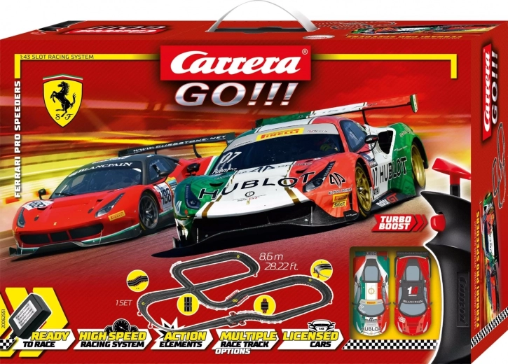 Carrera GO Ferrari Pro Speeders autópálya, 8,6 m