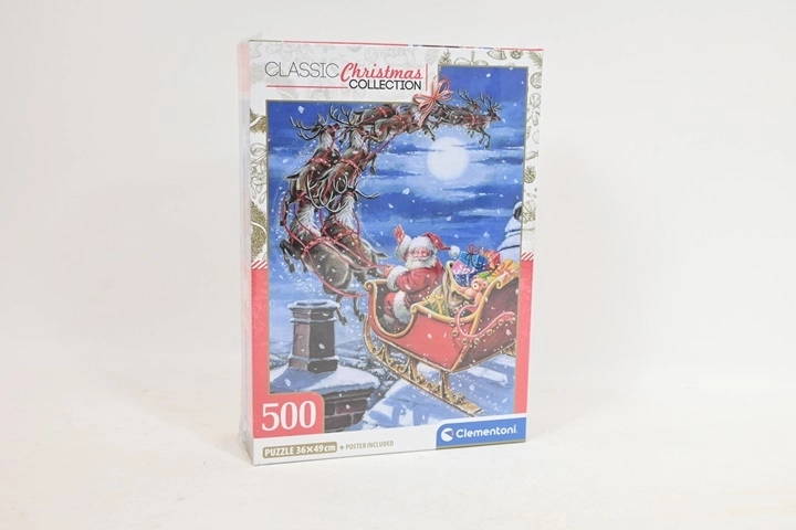 Clementoni karácsonyi puzzle – Midnight Sleigh Ride, 500 darab