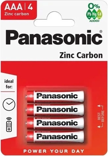 PANASONIC R03 AAA elem, cink-szén