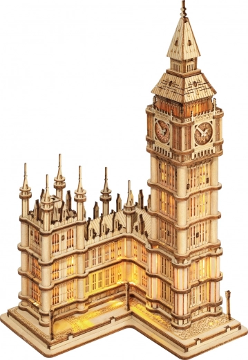 ROBOTIME fa 3D kirakó Big Ben – világító óratorony