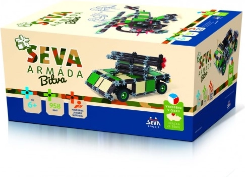 SEVA Építőkészlet Hadsereg – csata, 958 darab