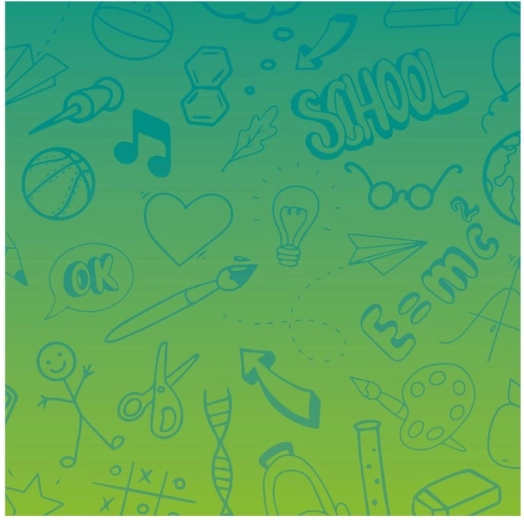 Képzőművészeti asztalterítő 65 × 50 cm BTS Ombre Boy