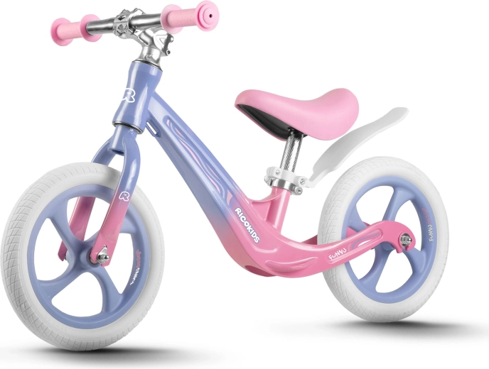 Ricokids Funnu futóbicikli gyerekeknek, magnézium váz, 12” EVA kerekekkel