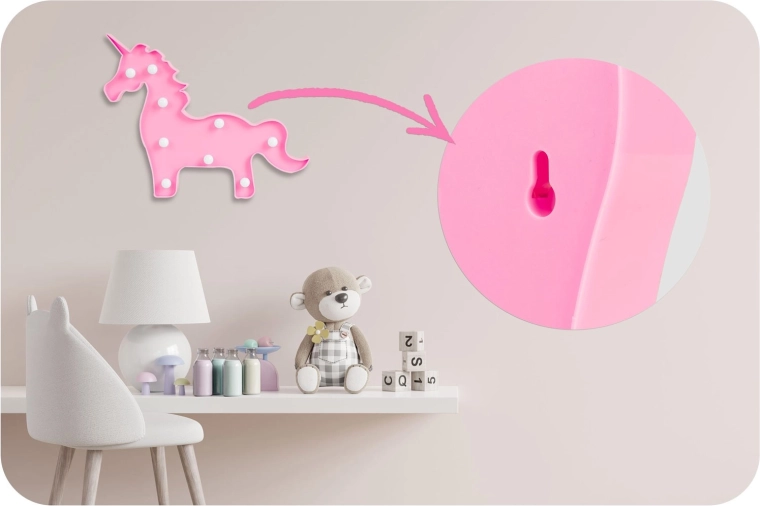 Egyszerű fali felakasztás