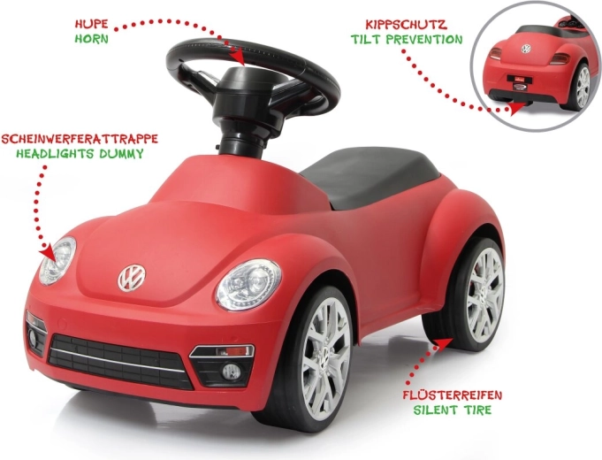 Jamara VW Beetle piros kismotor (lábhajtós)