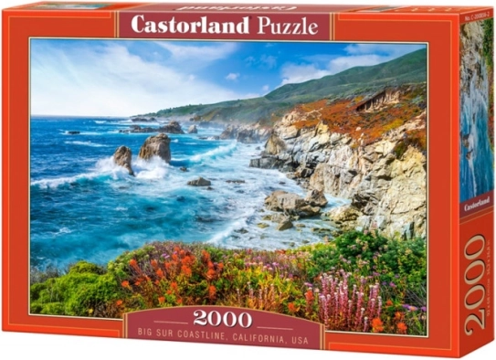 Puzzle 2000 darabos Big Sur-öböl Kalifornia