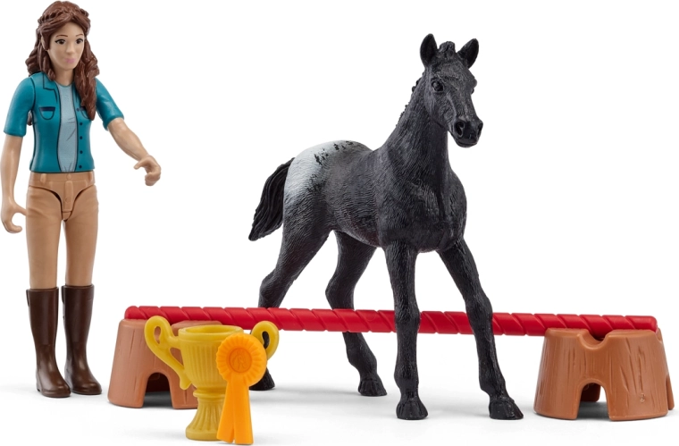 Schleich pocket set győzelem a tornán Lisával és Flocke csikóval – 1 db