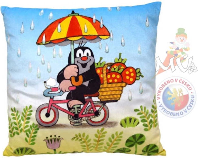 Moravská Ústředna párna Krtek és nyár 30 × 30 cm - 1 db