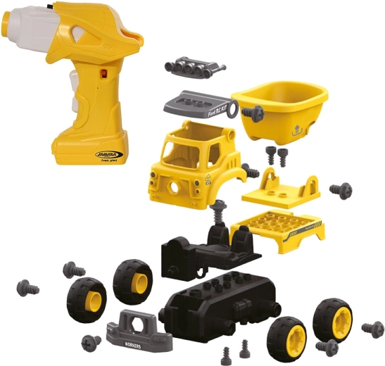 Jamara First RC Kit billenős teherautó csavarhúzóval, 27 darab