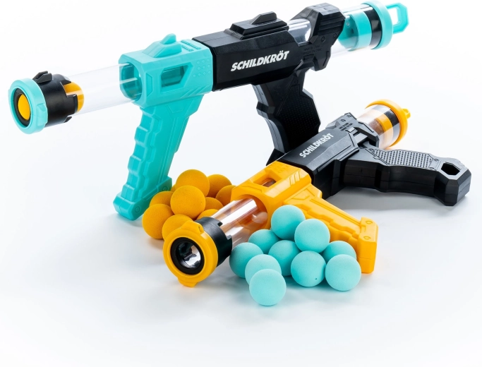 Schildkröt készlet: két kilövő habszivacs labdákkal – Fire Blasters