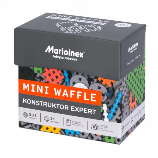 MARIOINEX Mini Waffle Konstruktor Expert építőkészlet – 301 darabos