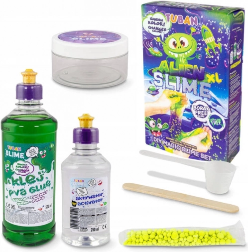 Kreatív készlet Slime Alien XL színváltó