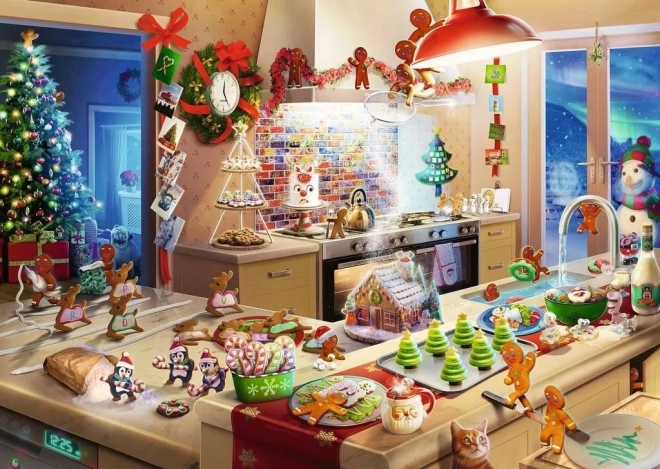 RAVENSBURGER karácsonyi mézeskalács – 1000 darabos puzzle