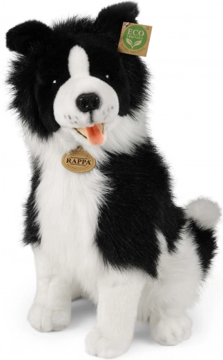 Plüss border collie kutya 40 cm, környezetbarát