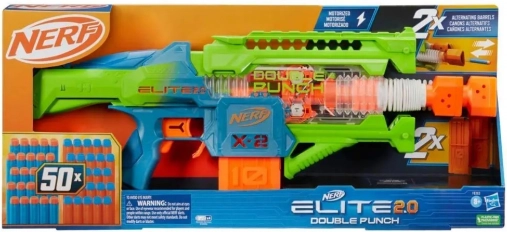 Nerf Elite 2.0 Double Punch motorizált szivacslövő blaster