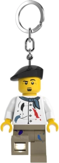 Erős LED fény a figura lábában