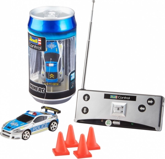 Mini RC rendőrautó távirányítóval