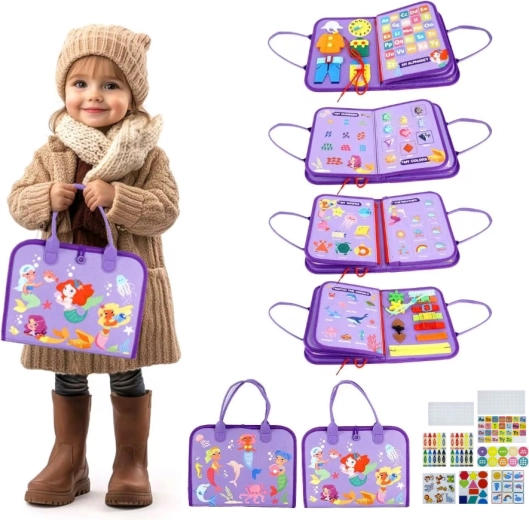 2Kids Toys érzékelést fejlesztő busy könyv Hableányok
