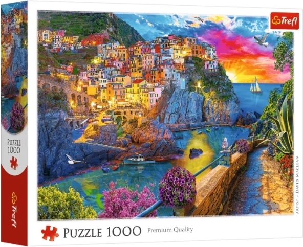 Trefl puzzle 1000 darabos – esti séta Cinque Terrén