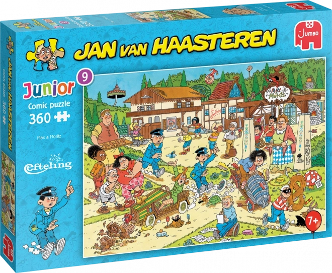 Puzzle JUMBO Jan van Haasteren Junior: Efteling Max és Moritz 360 darab