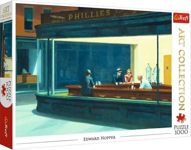 Puzzle 1000 darabos Art Collection – Edward Hopper: Nighthawks