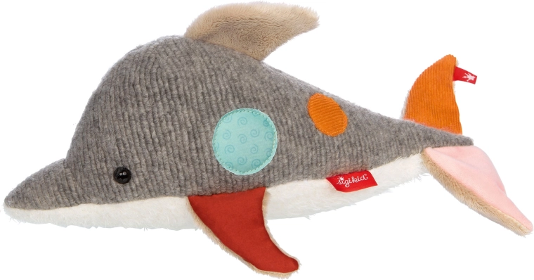 Sigikid első plüss patchwork delfin 33 cm