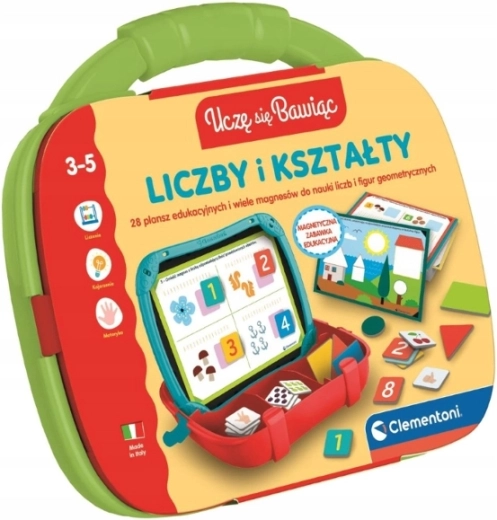 Oktatási bőrönd számok és formák