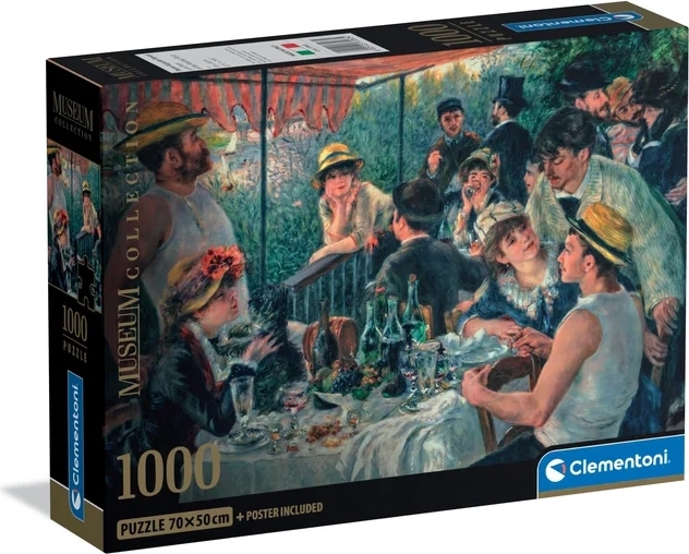 Clementoni puzzle Museum Collection: Evezősök reggelije 1000 darab