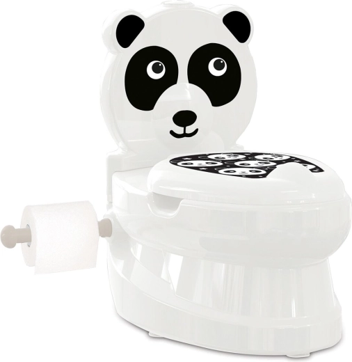 JAMARA Panda gyermek bili öblítőhanggal és WC-papírtartóval