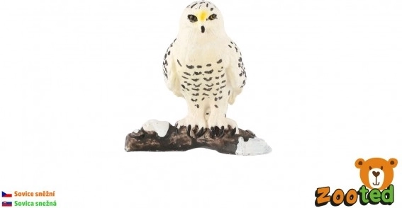 Hóbagoly – műanyag figura 5 cm