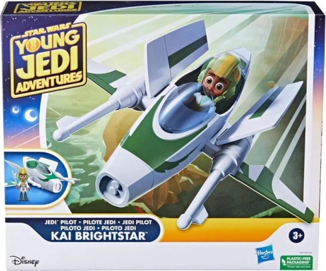 Star Wars Young Jedi Adventures – Kai Brightstar űrhajója figurával