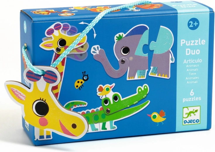DJECO Puzzle Duo Állatkák