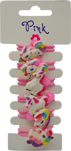 Egyszarvús hajgumik 6 db