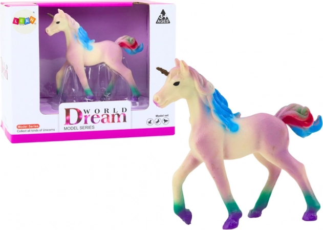 Gyűjthető figura – kicsi lila egyszarvú 8 cm