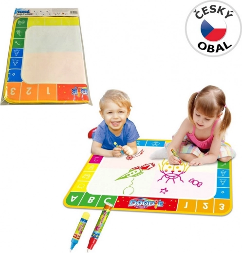 Varázslatos vízfestés betűkkel és számokkal