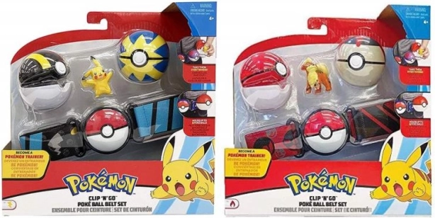 POKÉMON Clip 'N' Go öv Pokélabdákkal és figurával
